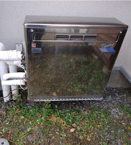 石油ボイラー施工前
