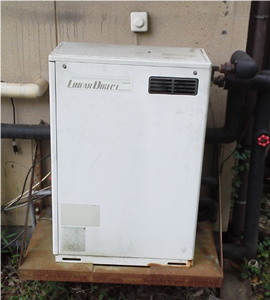 石油ボイラー施工前