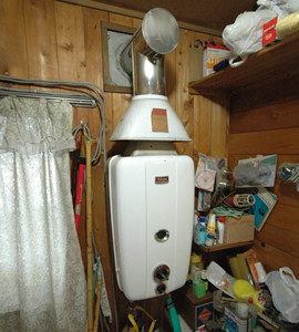 石油ボイラー施工前