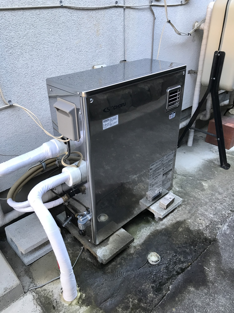 石油ボイラー施工後