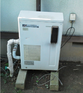石油ボイラー施工前