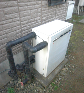石油ボイラー施工前