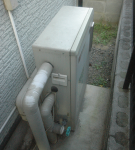 石油ボイラー施工前