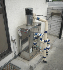石油ボイラー施工前