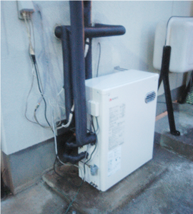 石油ボイラー施工後