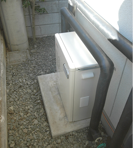石油ボイラー施工後