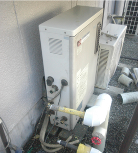 石油ボイラー施工前