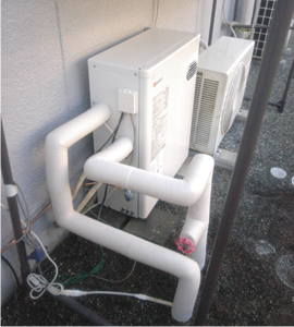 石油ボイラー施工後