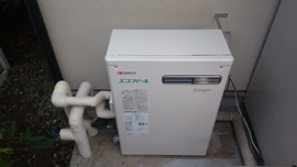 石油ボイラー施工後