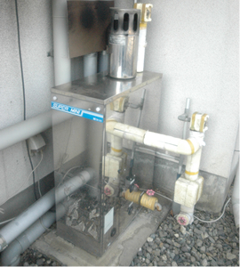 石油ボイラー施工前