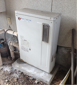 石油ボイラー施工前