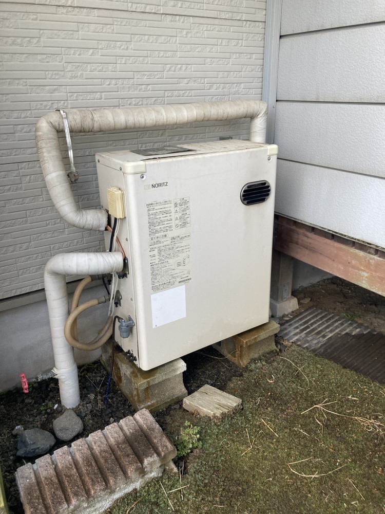 石油ボイラー施工前