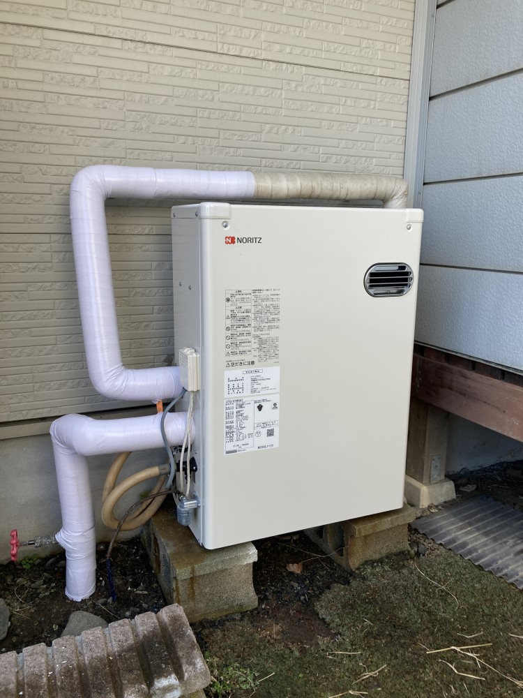 石油ボイラー施工後