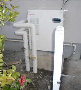 石油ボイラー施工後