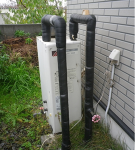 石油ボイラー施工前