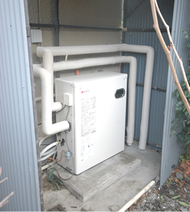 石油ボイラー施工後