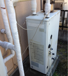 石油ボイラー施工前