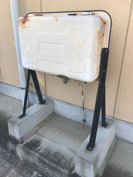 オイルタンク施工前