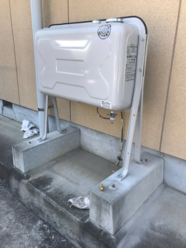 オイルタンク施工前