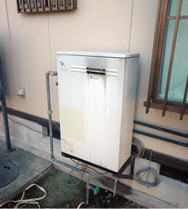 石油ボイラー施工前