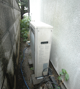 石油ボイラー施工前