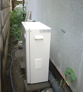 石油ボイラー施工後