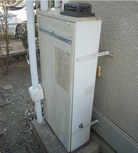 石油ボイラー施工前