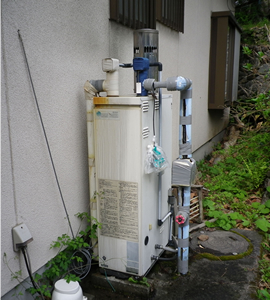 石油ボイラー施工前