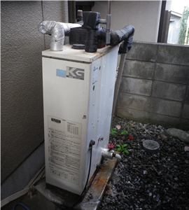 石油ボイラー施工前